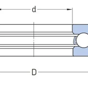 Łożysko oporowe wzdłużne 51111 NEUTRAL 55x78x16 Bezpieczna płatność